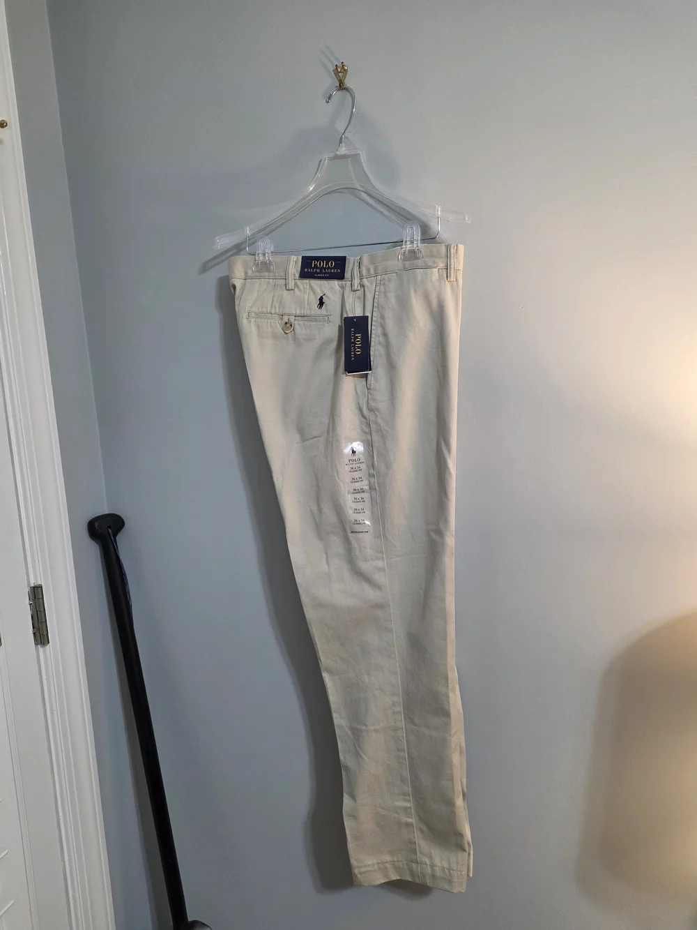 Polo by Ralph Lauren Men’s Beige Pleated Chinos